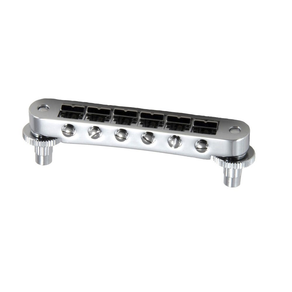 520C Tune-O-Matic Guitar Bridge (Notched) - Chrome