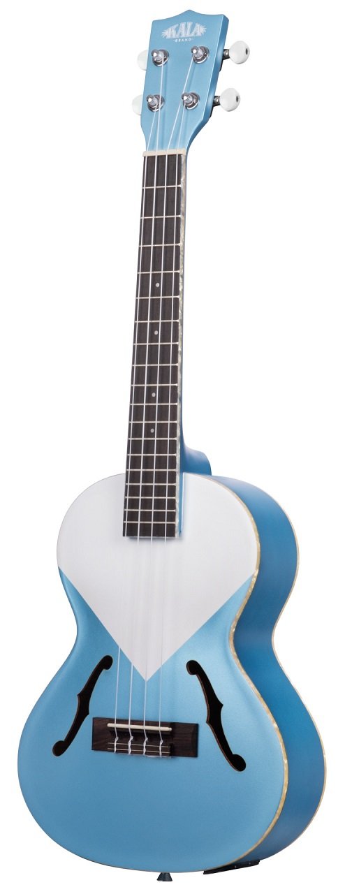 KA-JTE-LSBL - Lake Shore Blue Archtop Tenor Ukulele, with EQ & Case (UC-T)