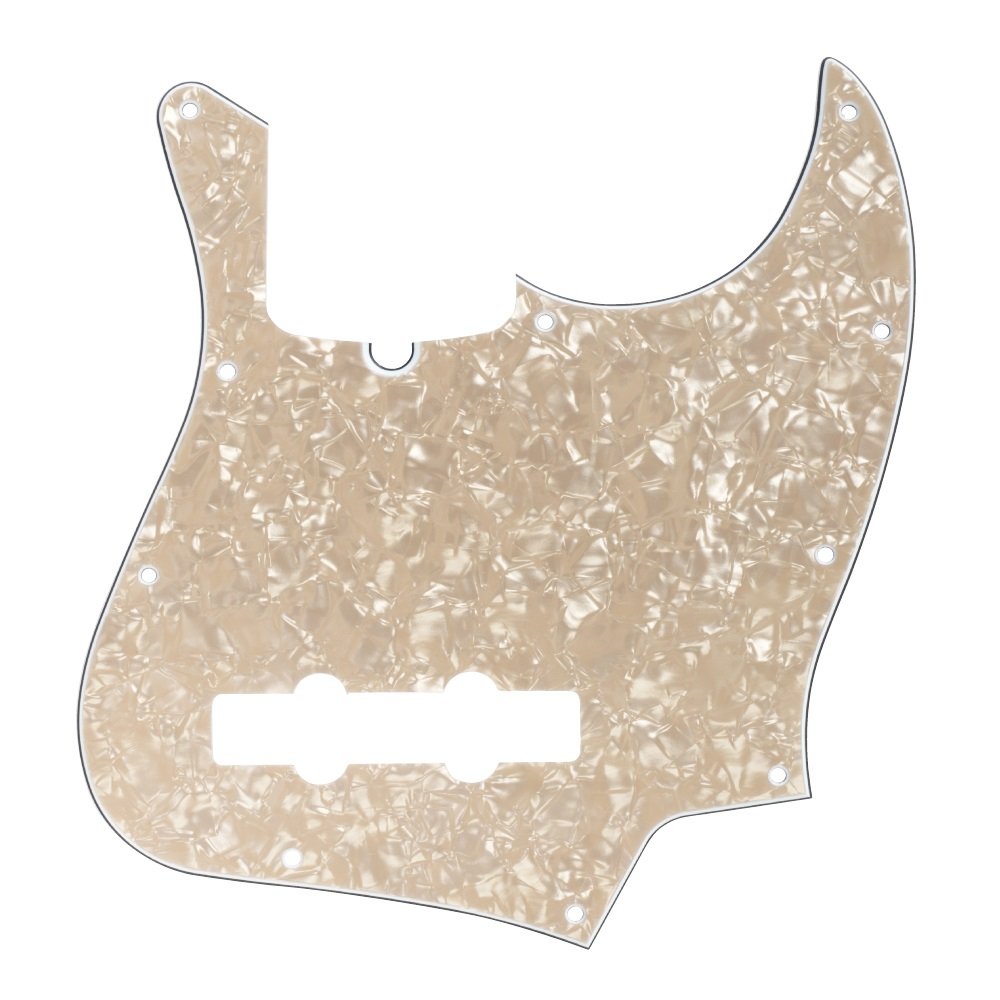 J-Bass Pickguard (DPP JB VNP), Vintage Pearl