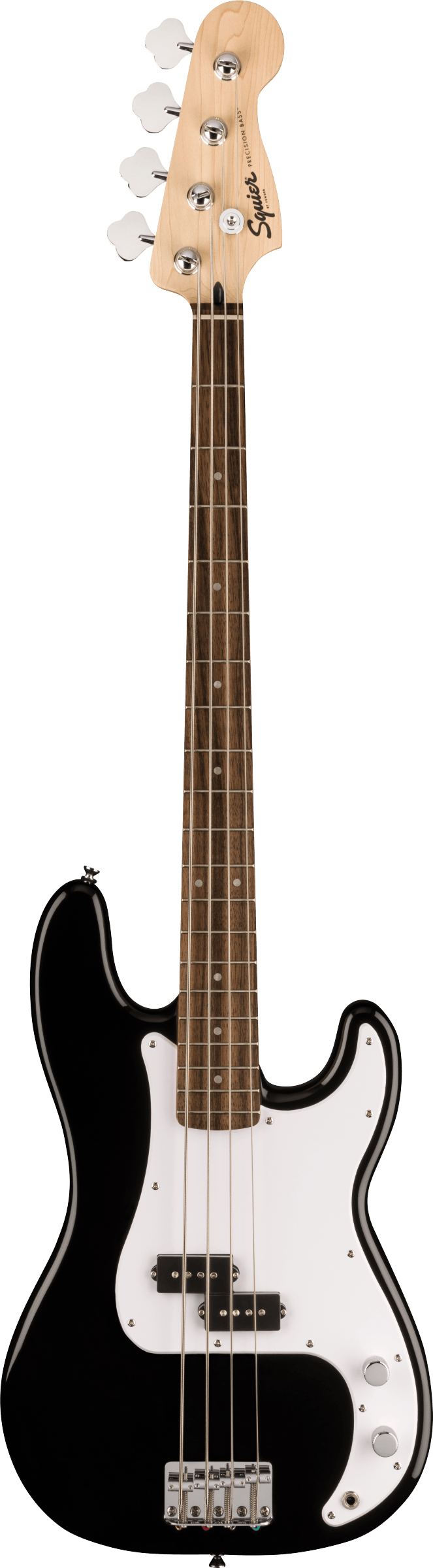Sonic™ Precision Bass®, Laurel Fingerboard, White Pickguard, Black