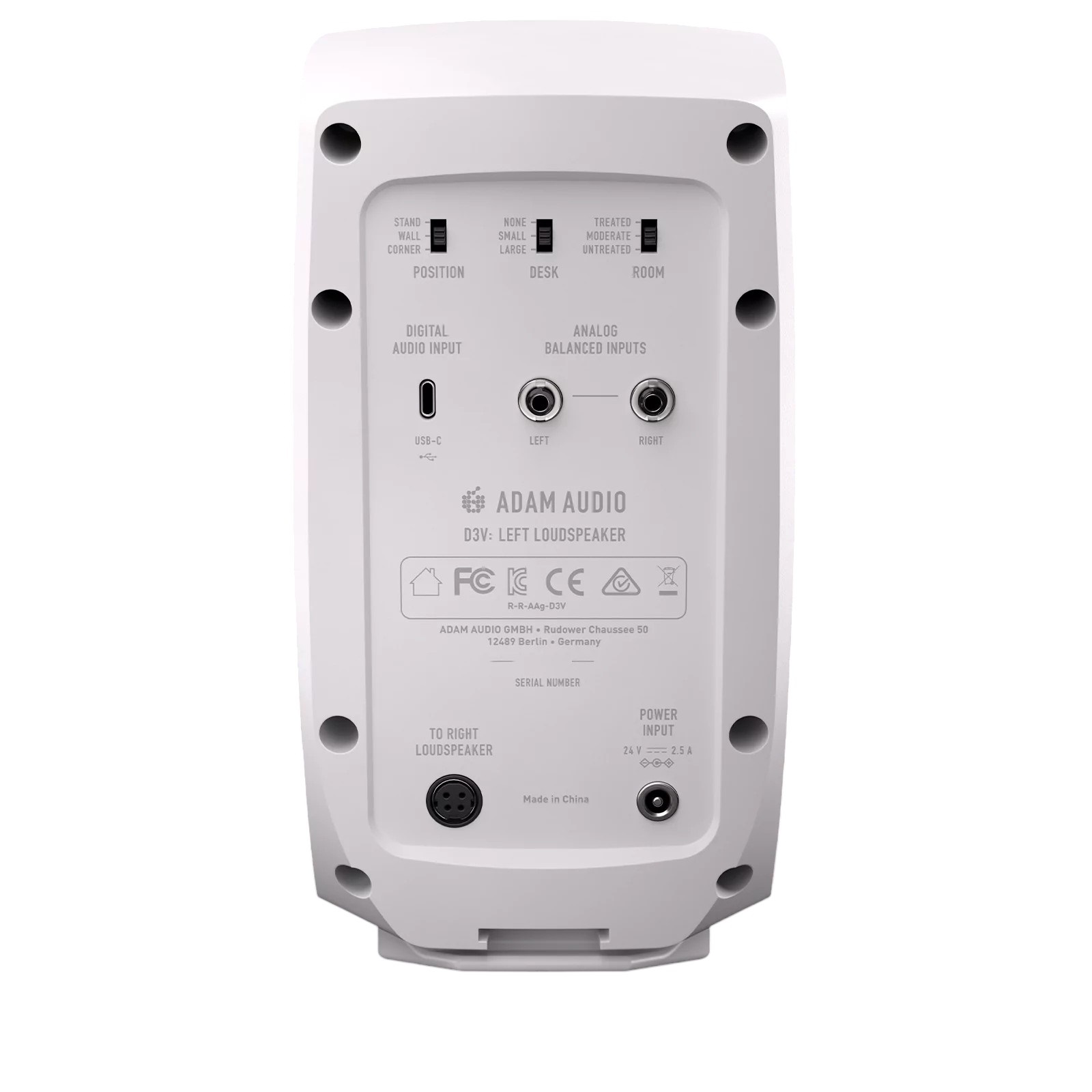 D3V Pair White Desktop-Monitorsystem