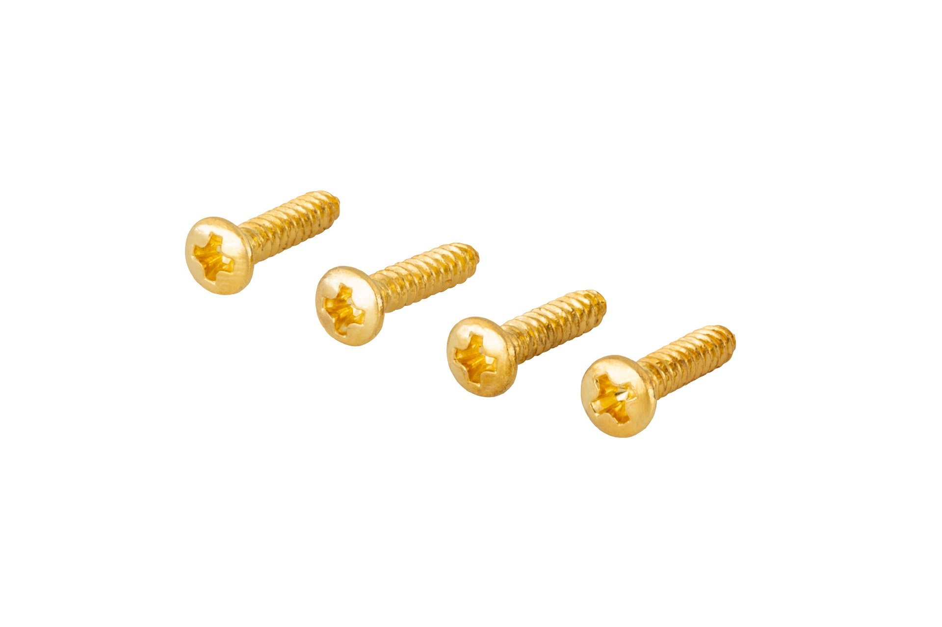 Countersunk Screw for String Retainer, 2,2 mm x 13 mm, 4 pcs. - Gold