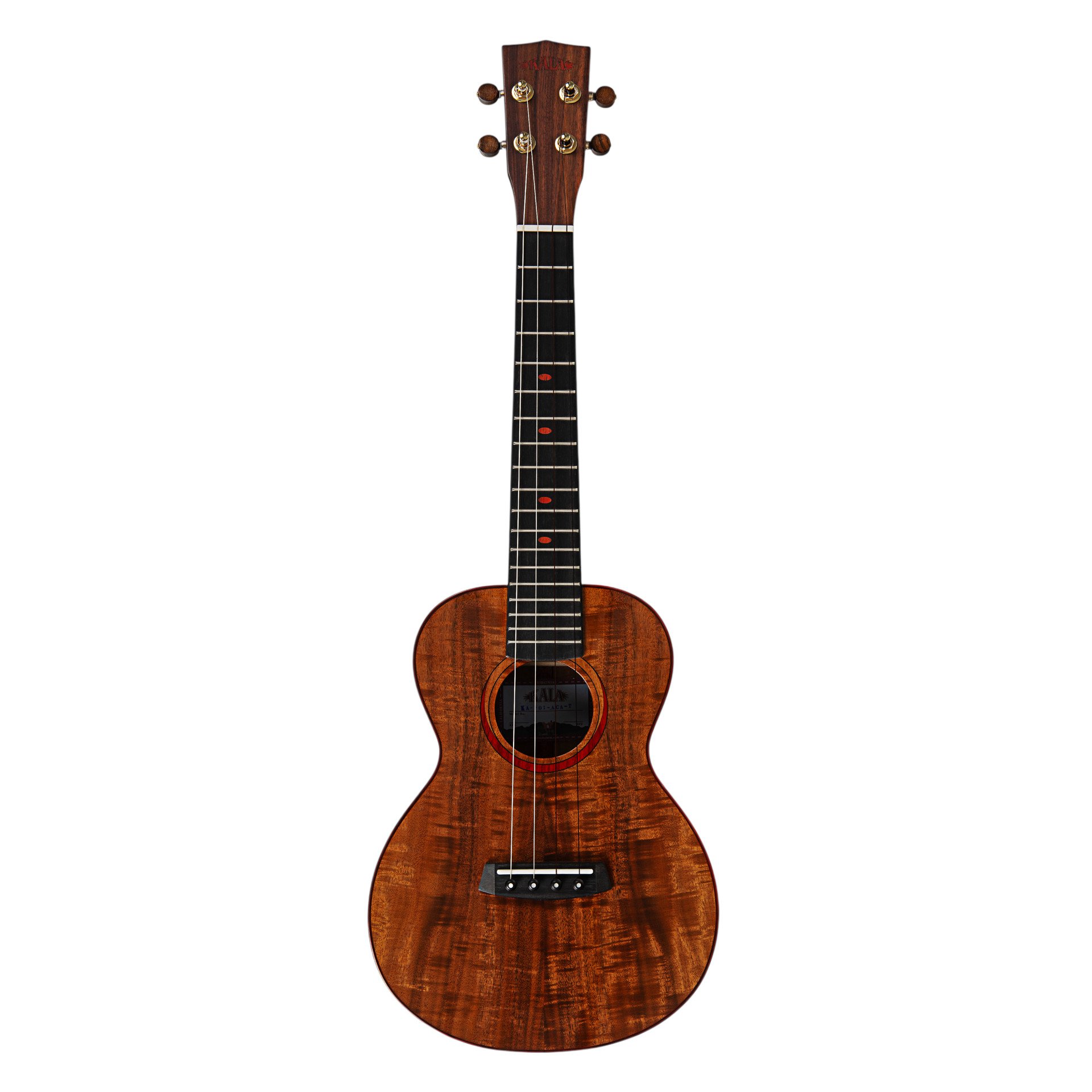 KA-POI-ACA-T Tenor Ukulele All Solid Acacia Poi Pounder with Bag