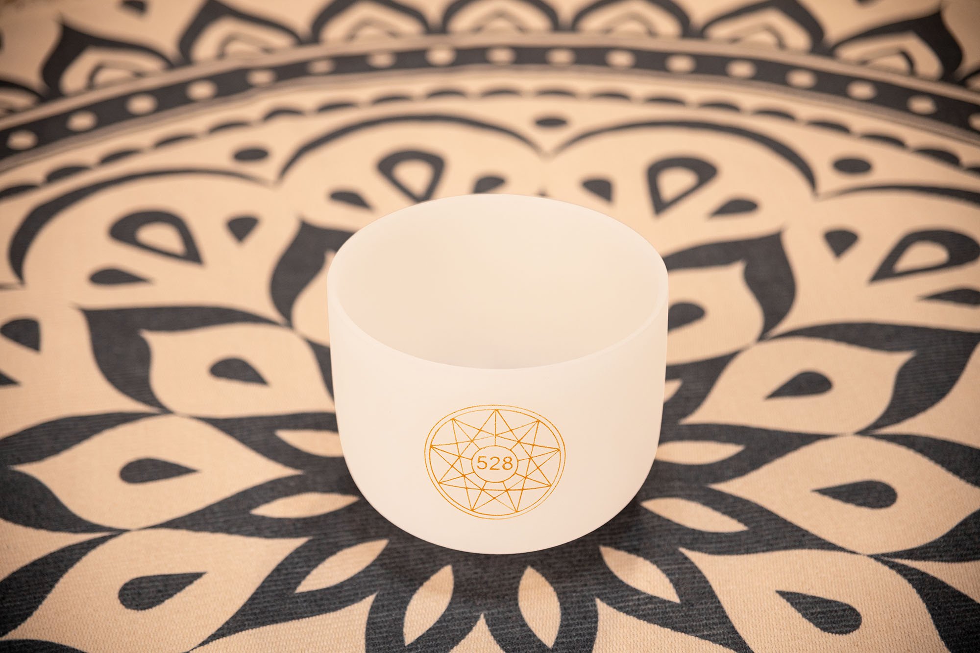 Solfeggio Crystal Singing Bowl
