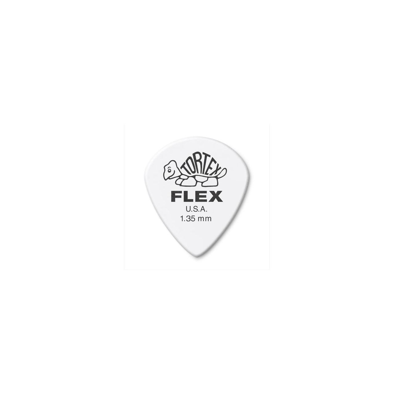 Tortex Flex Jazz III Picks, Player´s Pack, 6 pcs., white, 1.35 mm - Plektren - Set