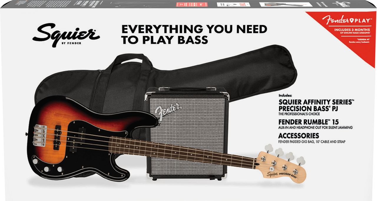 Affinity Series™ Precision Bass® PJ Pack - 3-Color Sunburst
