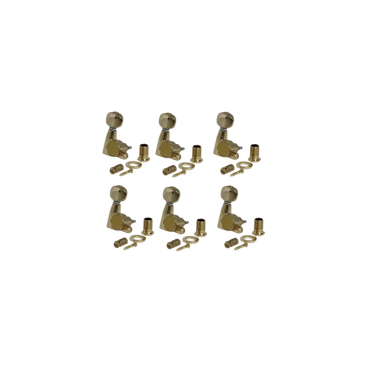 SG3605MG8 Mechaniken - 6 links, vergoldet