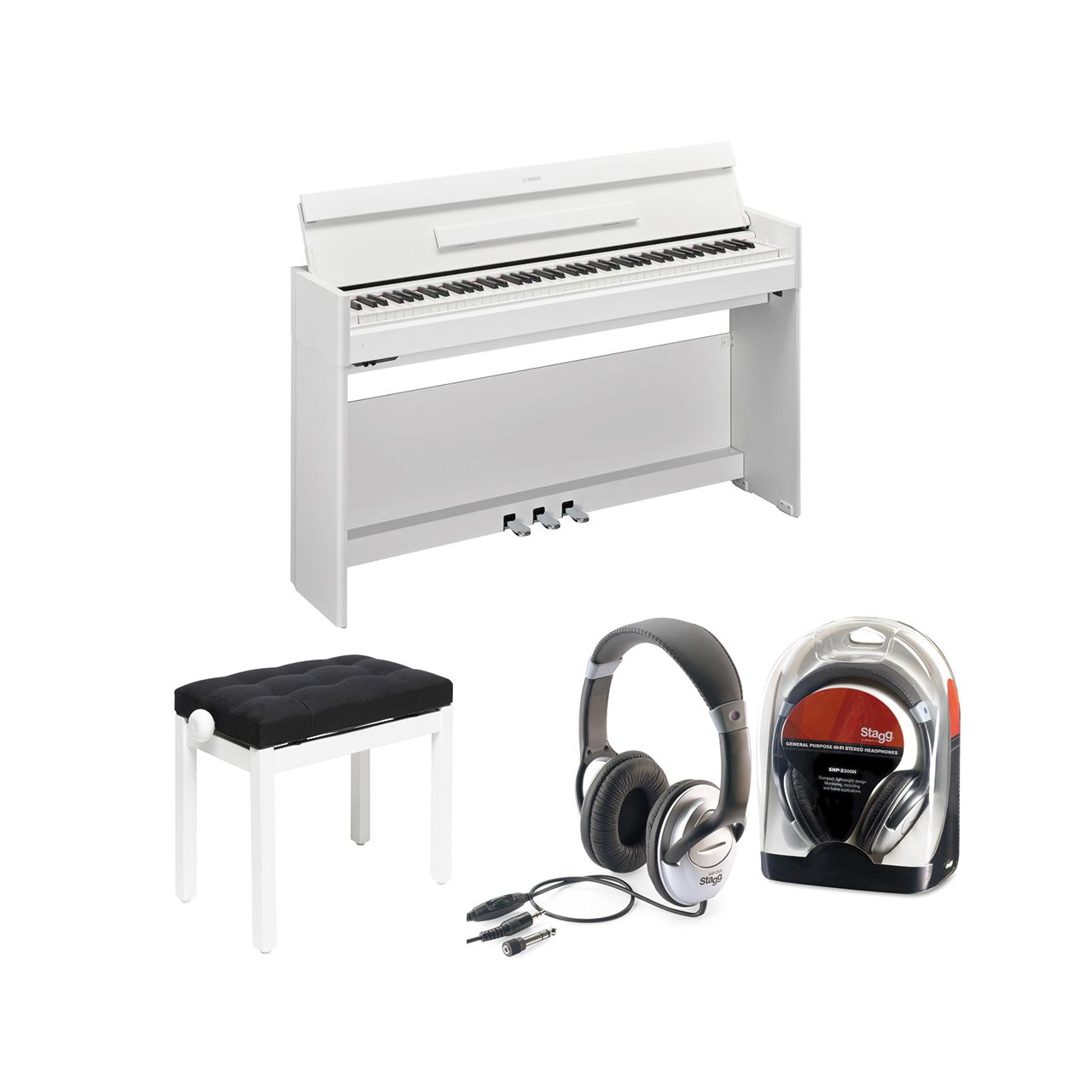 Arius YDP-S54 Digitalpiano SET in Weiß