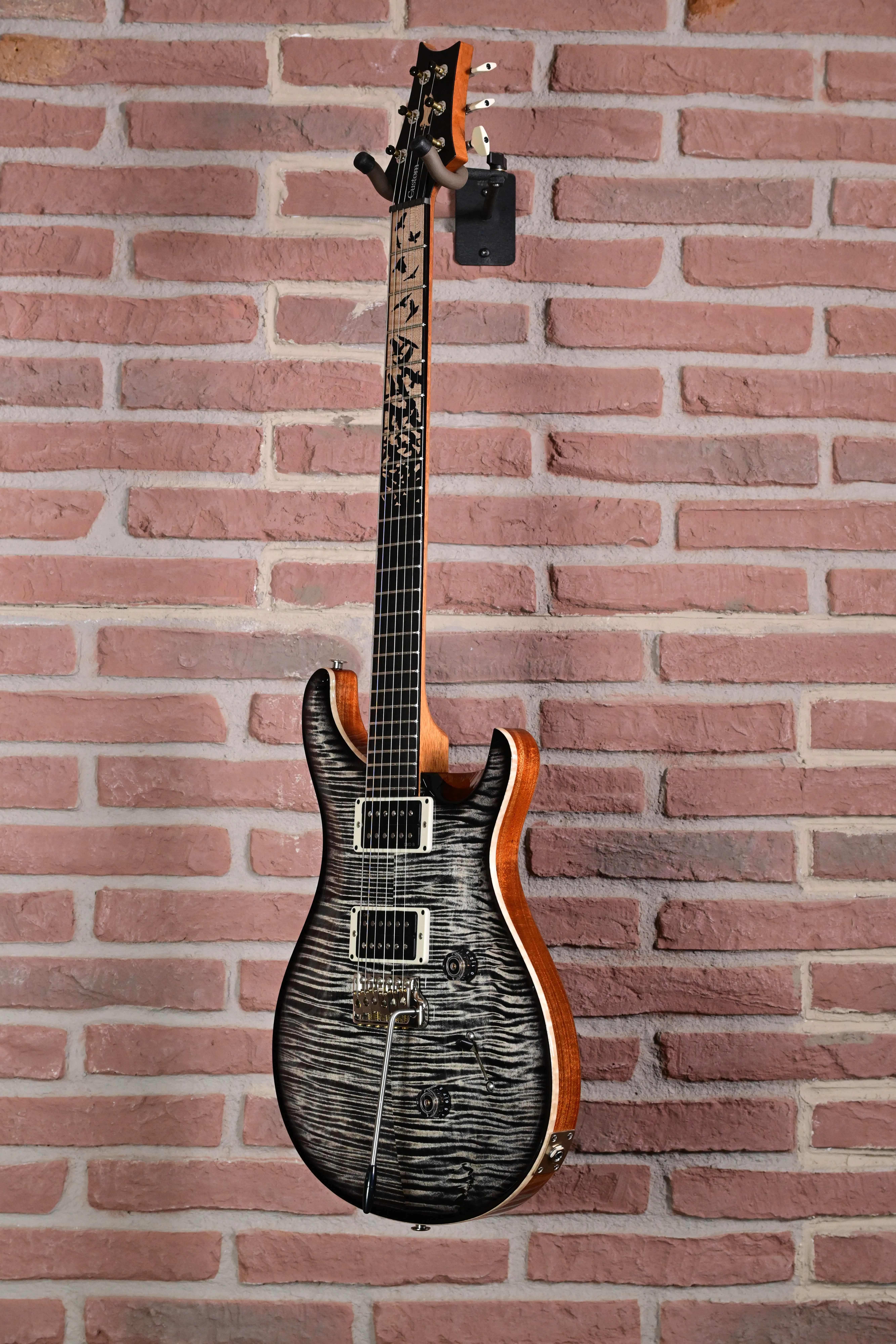 Custom 24 Birds of a Feather Limited Charcoal Microburst E-Gitarre