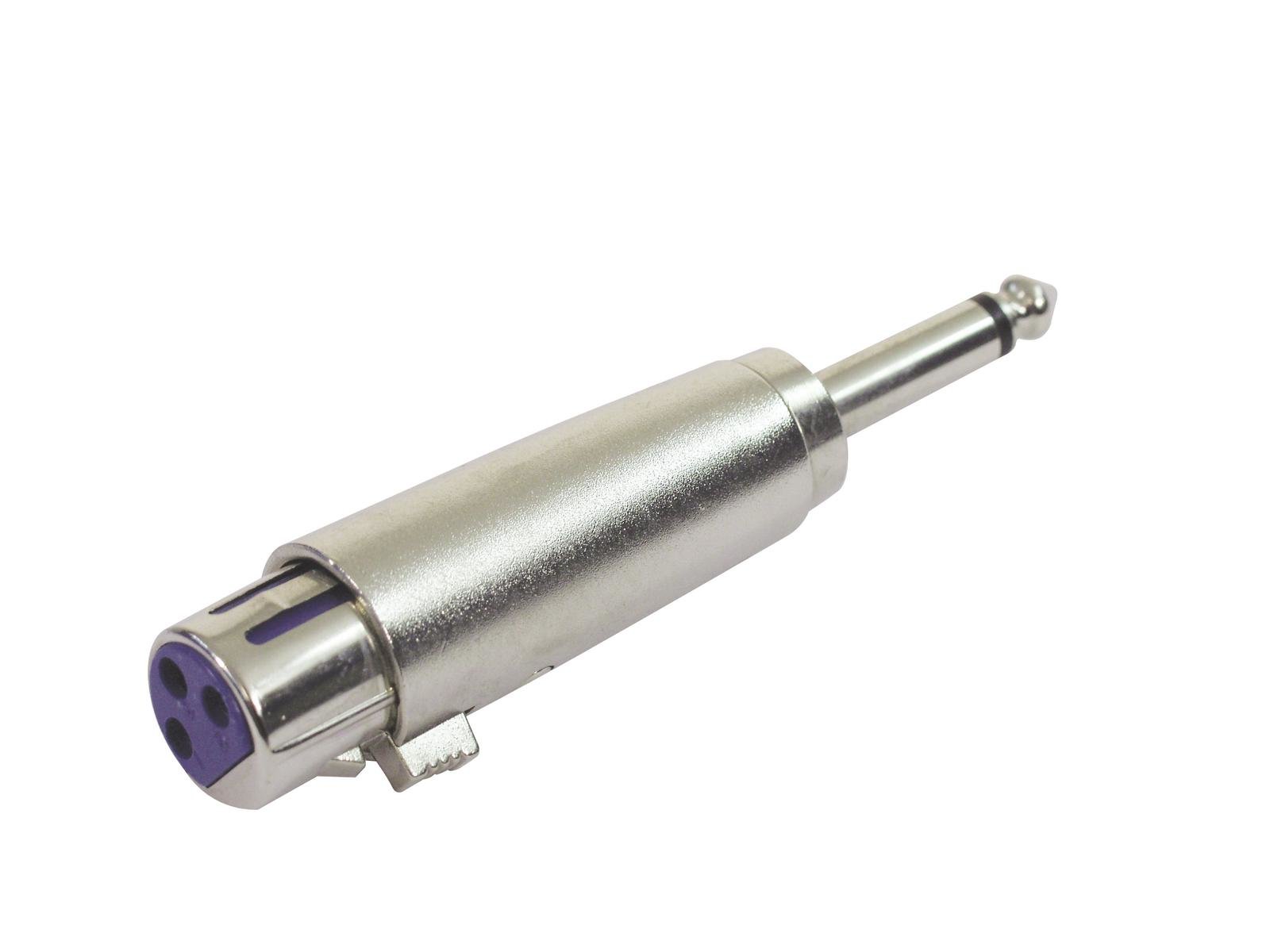 Adapter XLR(F)/Klinke(M) mono
