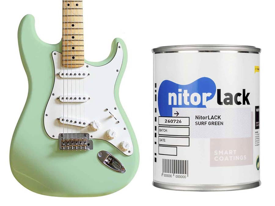 Nitrocelluloselack Surf Green - 500ml Dose