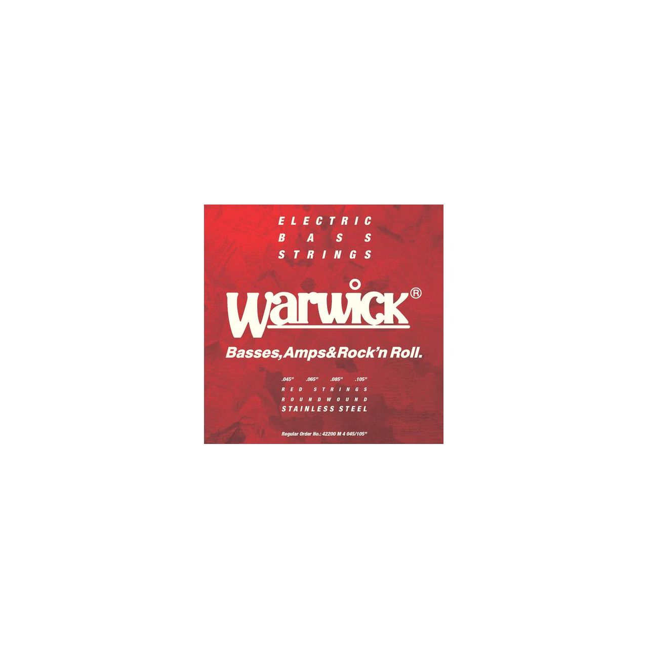 Red Strings Bass String Set, Stainless Steel - 4-String, Medium, .045-.105