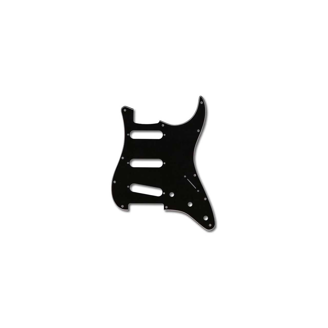 Standard Stratocaster Pickguard SSS Black
