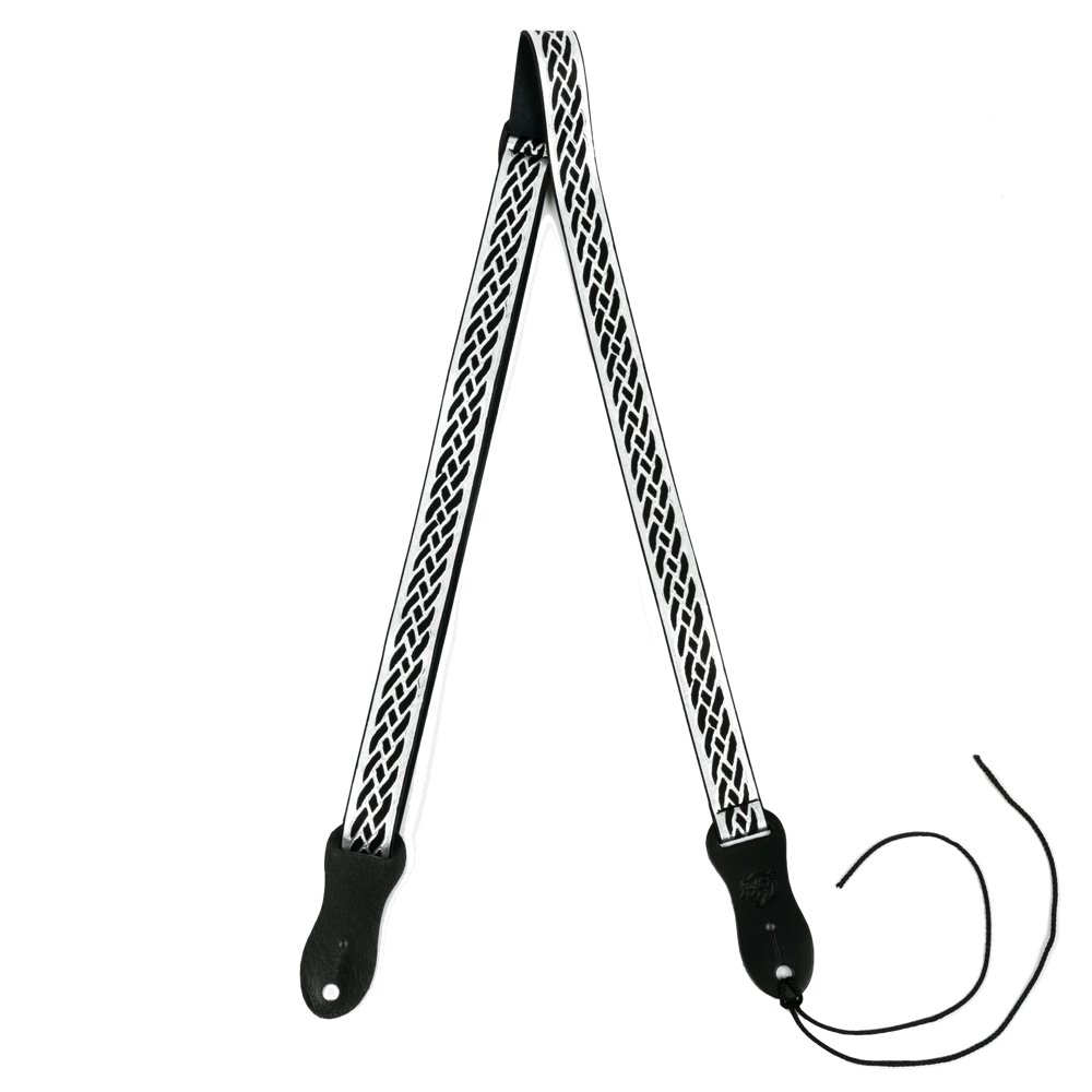 S47 Black Silver Nubuck Strap