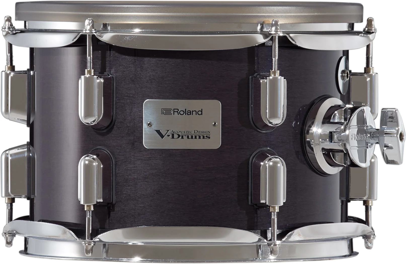 Roland KD-22 Gloss Ebony Kick Drum Pad – 22 Zoll Bassdrum mit schwarzem Hochglanz-Holzkessel