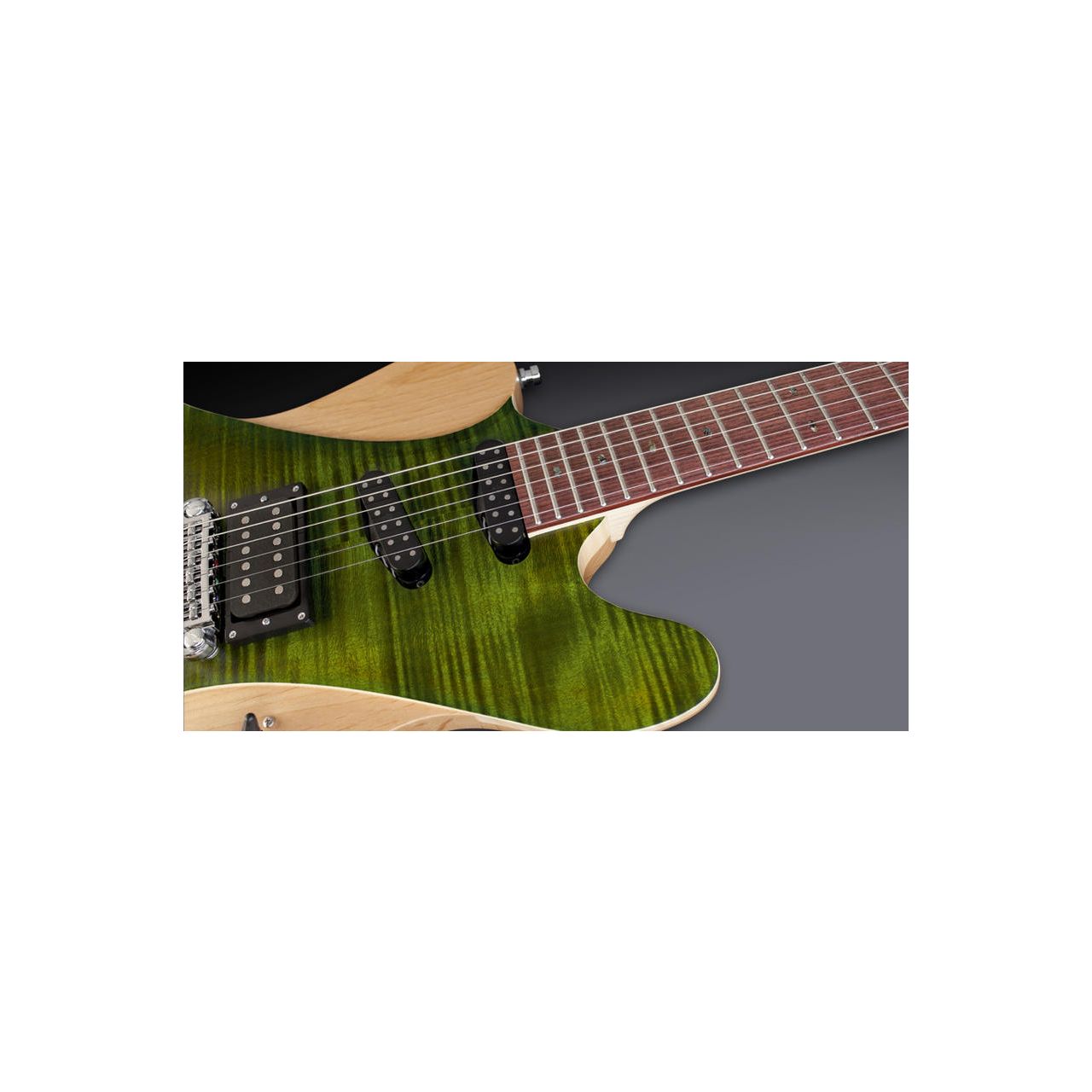 Masterbuilt Idolmaker 5'R - Emerald Green Transparent High Polish / Satin Back & Sides