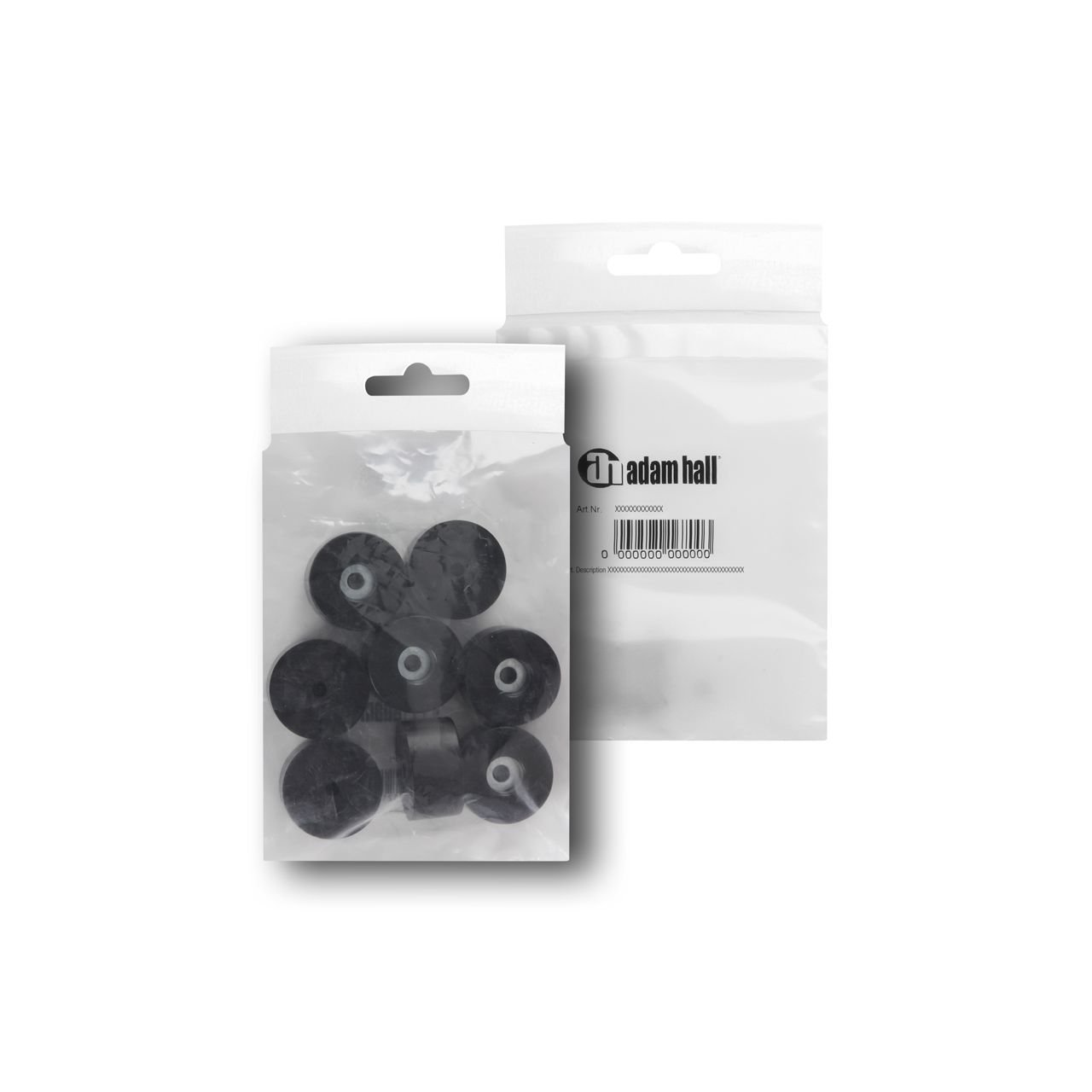 Gummifuß Set 8 Stk. 38 x 20 mm