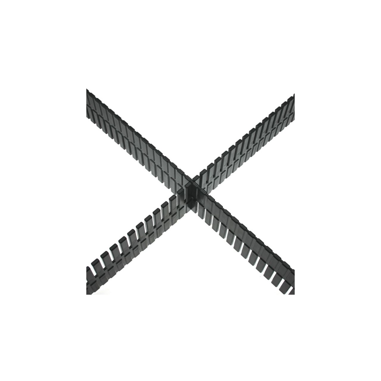 Adam Hall 19" Parts 87402 T - Universal Trennsystem für Rackschubladen 2 HE