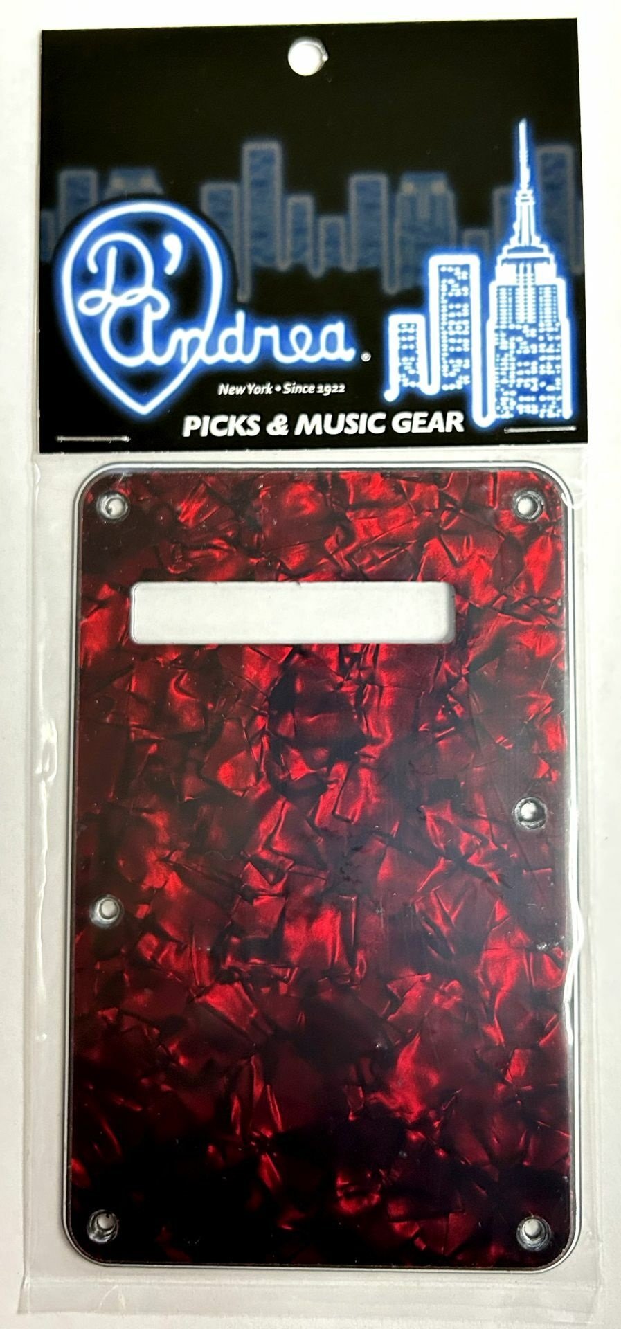 ST-Style Tremolo Back Plate (DPP ST RDP BP), Red Pearl