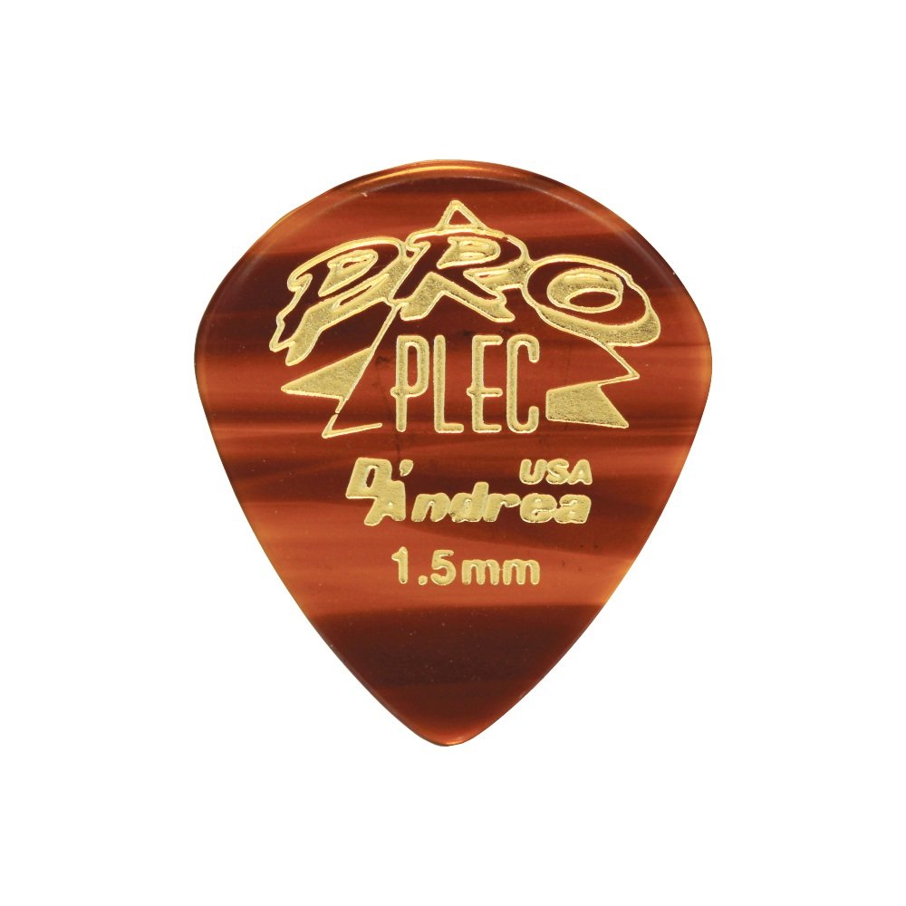 Pro Plec Picks - 651 Shape (PRO-651), 12 pcs Refill Bag, 1.50 mm, Shell