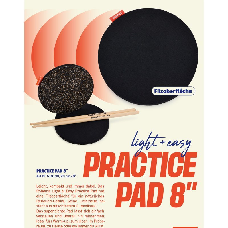 8" Practice Pad