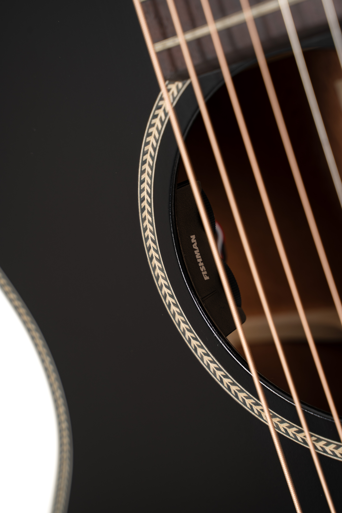 Essence OC4 Akustikgitarre Black Top Natur Semi Gloss