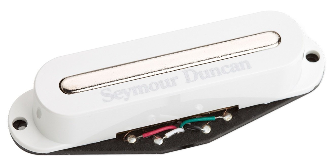 STK-S2B - Hot Stack Strat - Bridge Pickup - White