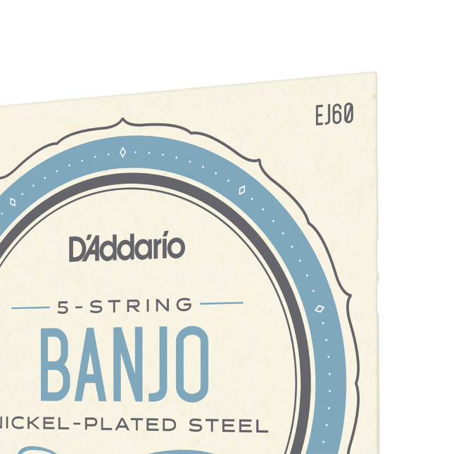 EJ60 5-String Banjo Strings, Nickel, Light, 9-20