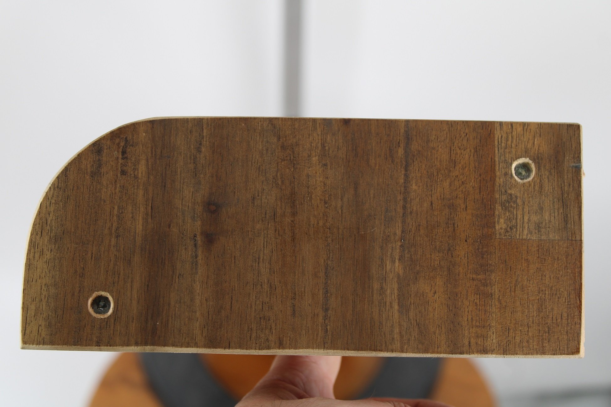 Handgefertigtes Holzrack für 5 Korg Volcas (gebraucht)