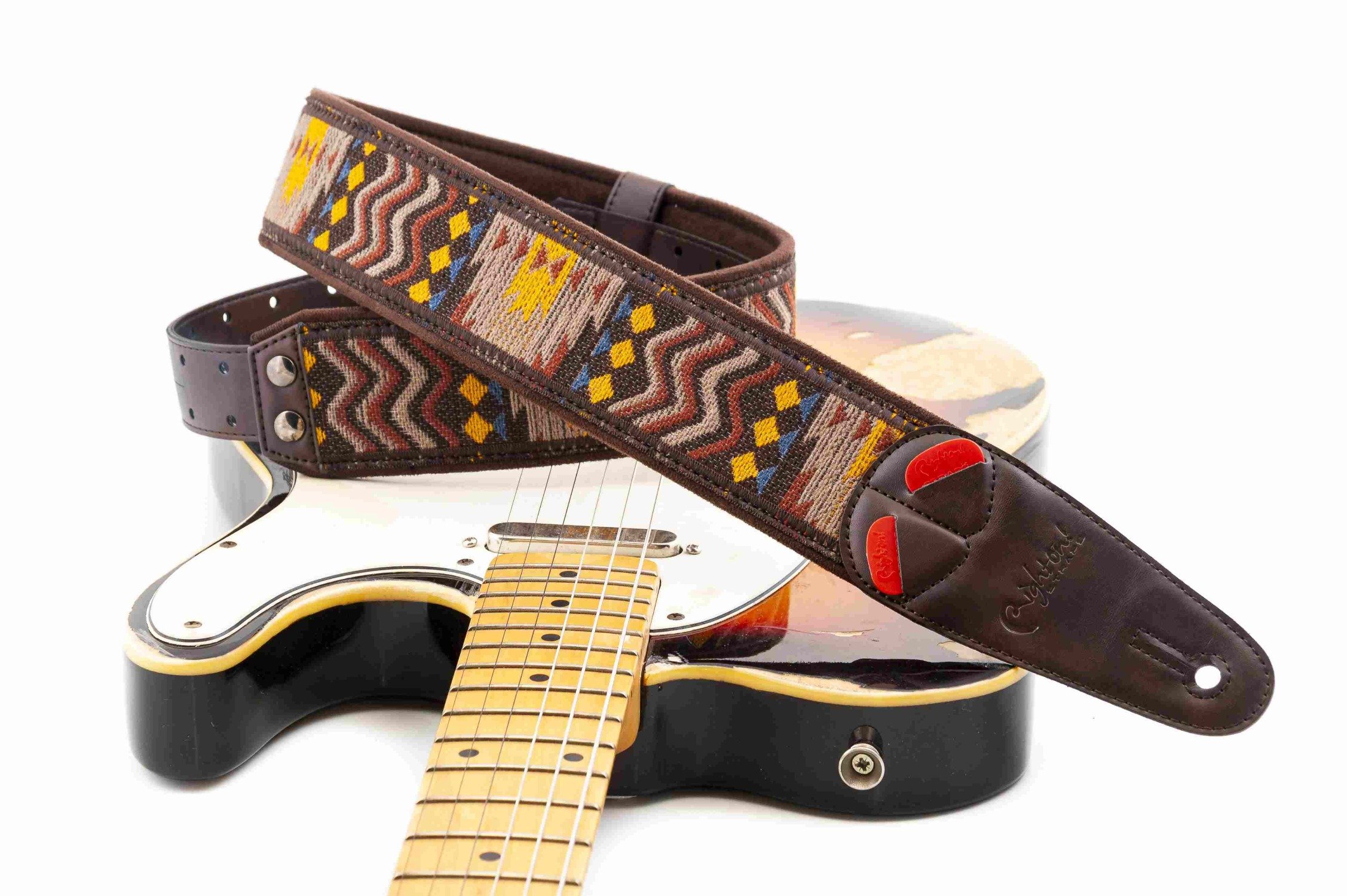 Azteca Brown Gitarrengurt