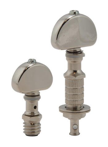 117N Perma Tension Banjo Pegs with Metal Button - 5 pcs. - Nickel