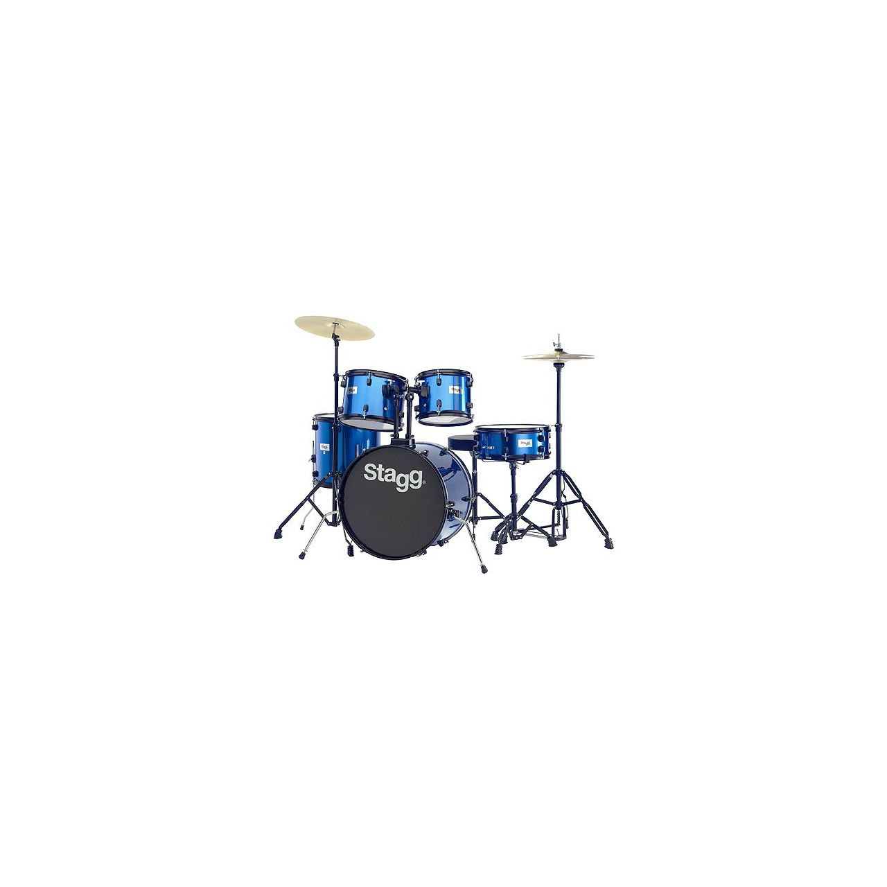 5PC DRSET.20''+HW/CYM/THRONE-BL