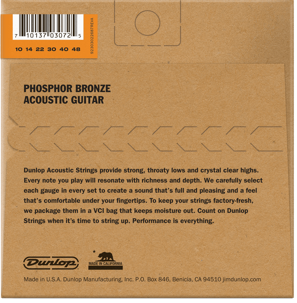 Acoustic Phosphor Bronze Extra Light 010, 014, 022, 030, 040, 048