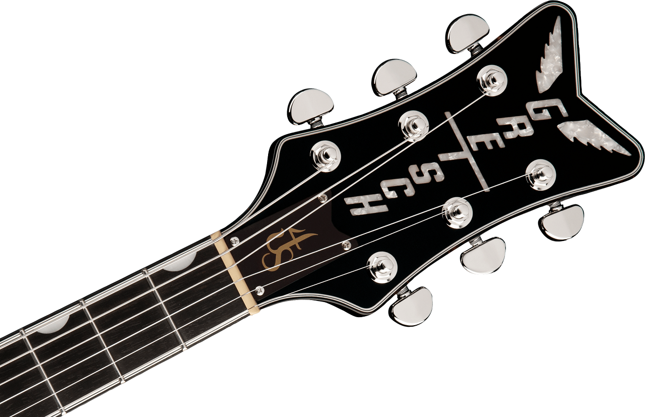 G6636-RF Richard Fortus Signature Falcon™ Center Block with V-Stoptail, Black