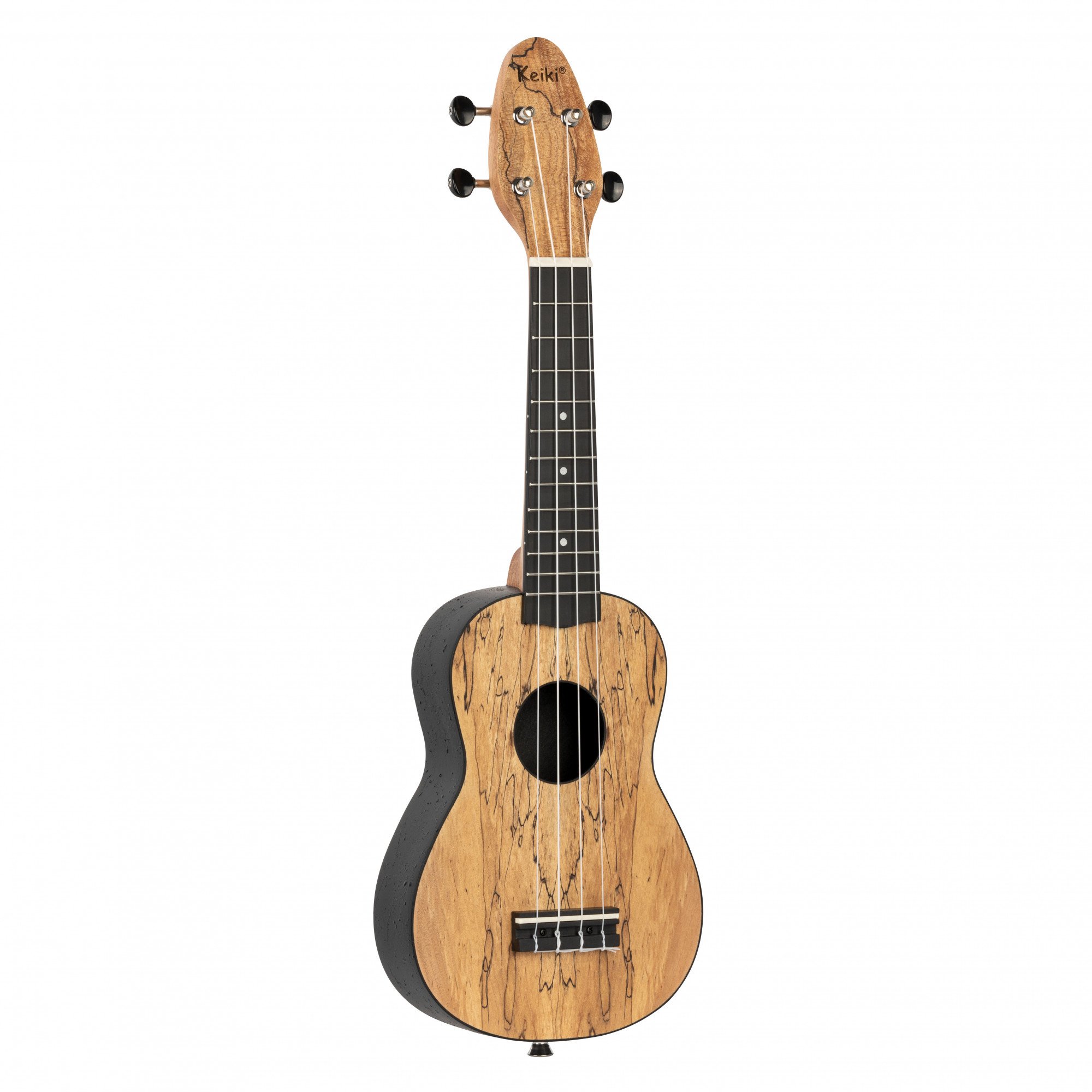 Ukulele Set "spalted maple" inkl. Gymbag/H-Tuner/5 Picks/Gurt