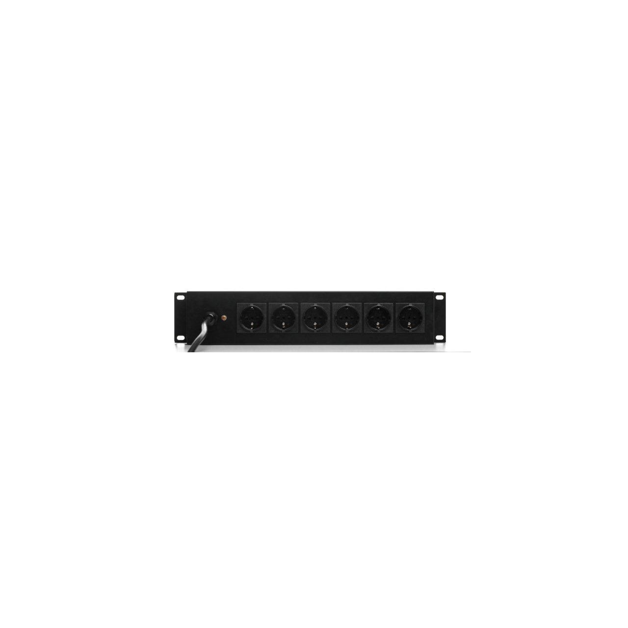 19" Rack Stromverteiler RPD6+2 USB