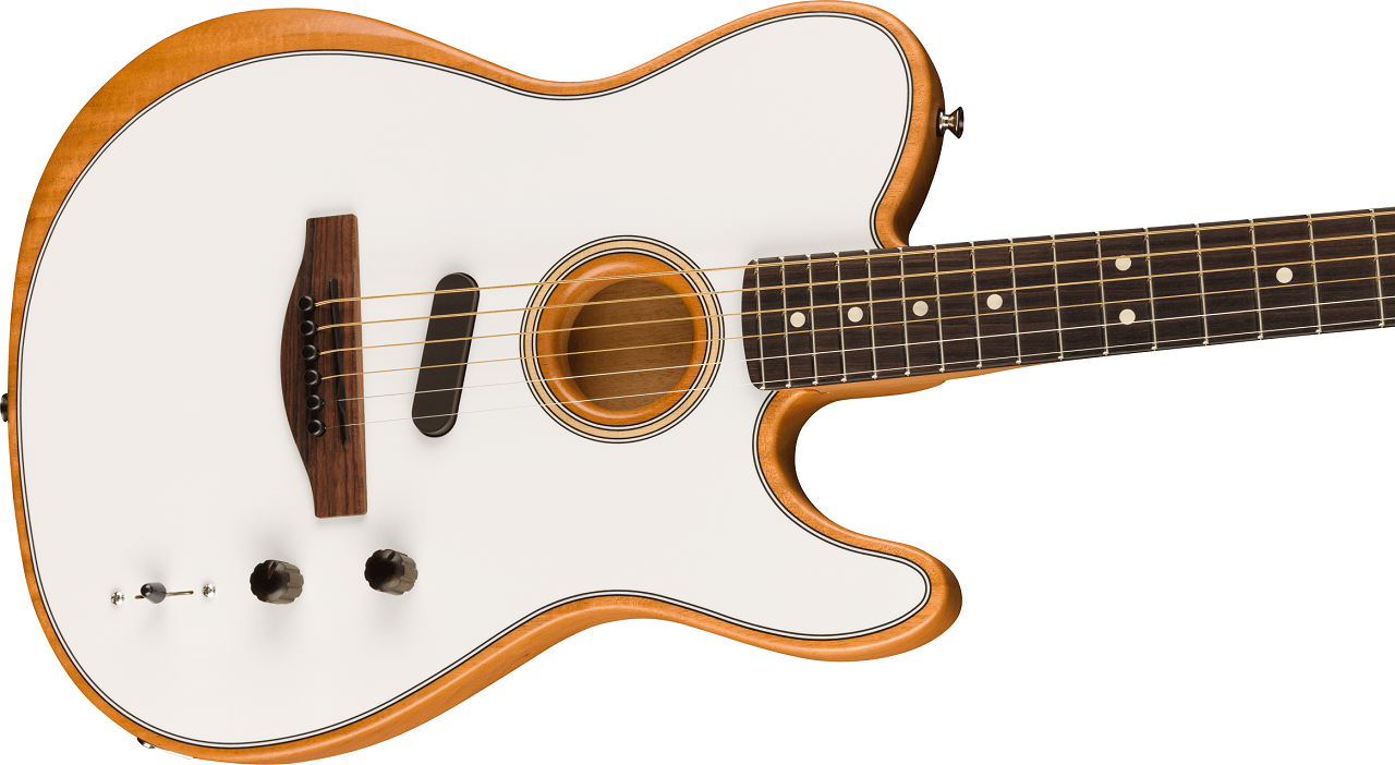 Acoustasonic® Player Telecaster®, Rosewood Fingerboard, Arctic White
