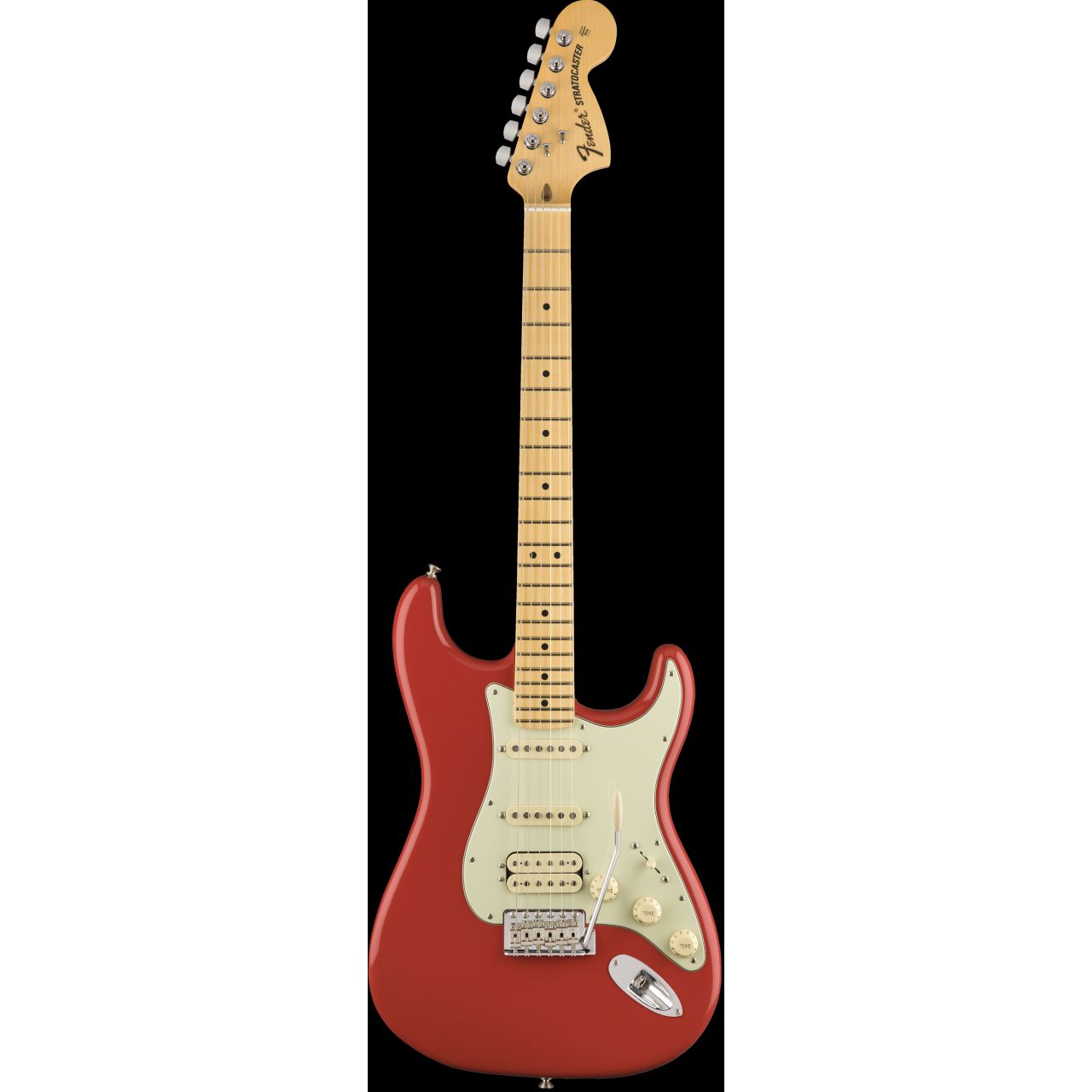 American Special Stratocaster HSS MN Fiesta Red