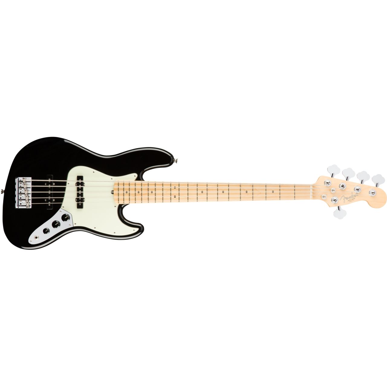 American Professional Jazz Bass V MN BK - E-Bass