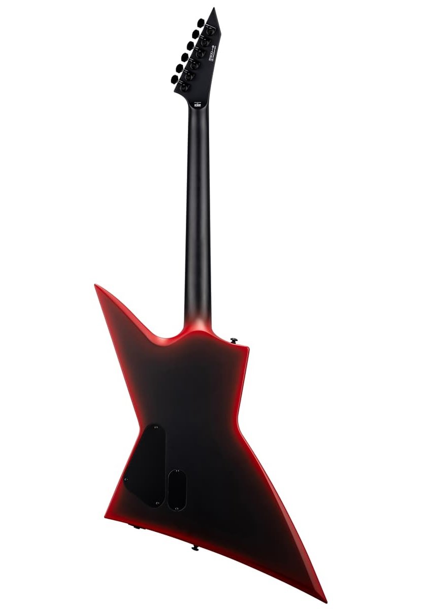 EXL Black Metal II Black Redburst Satin E-Gitarre