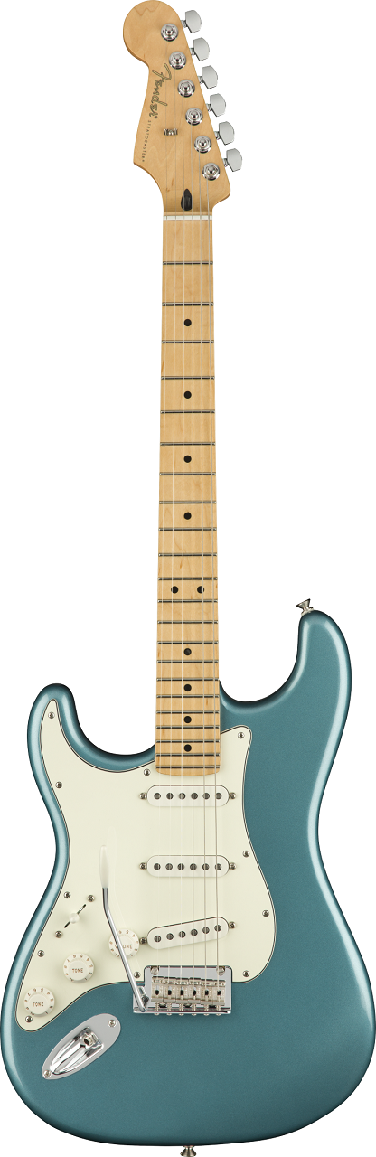 Player Stratocaster® Left-Handed, Maple Fingerboard, Tidepool 