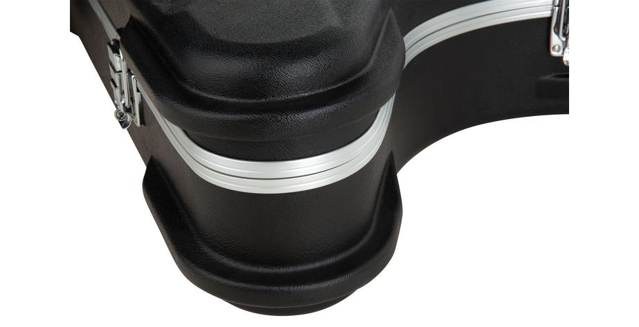 Premium Line - Electric Guitar ABS Case (FV-Style), Curved - Black