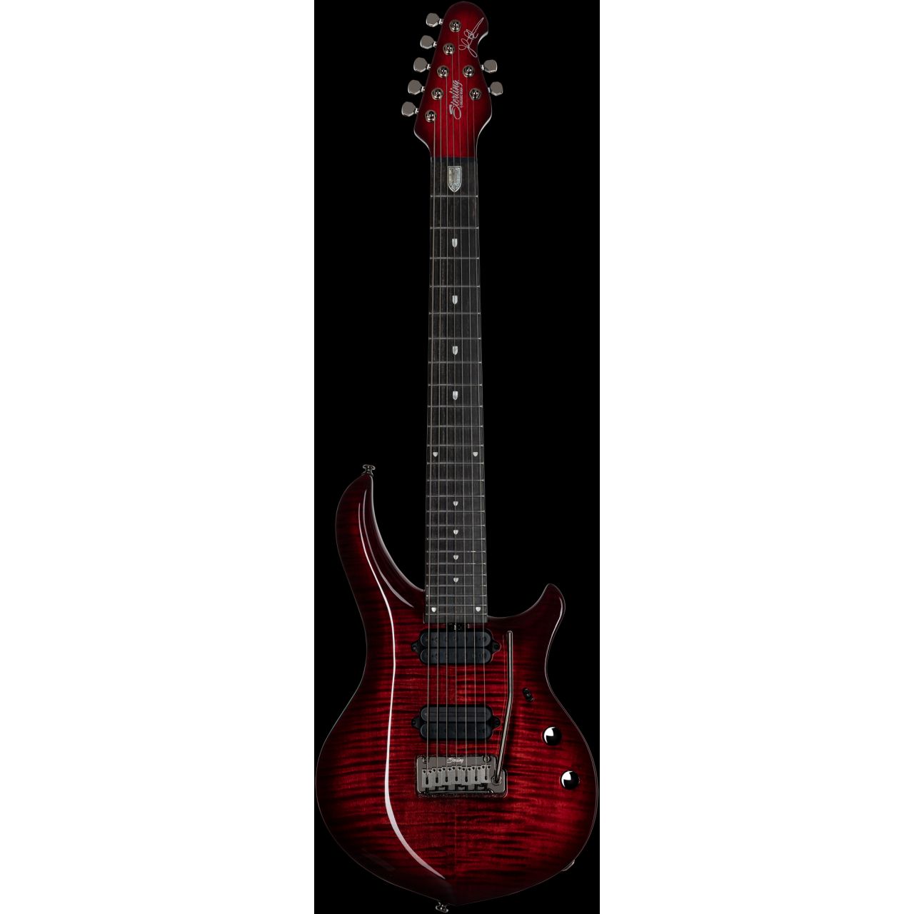 Sterling Majesty 7X, 7-Saiter, DiMarzios, Royal Red