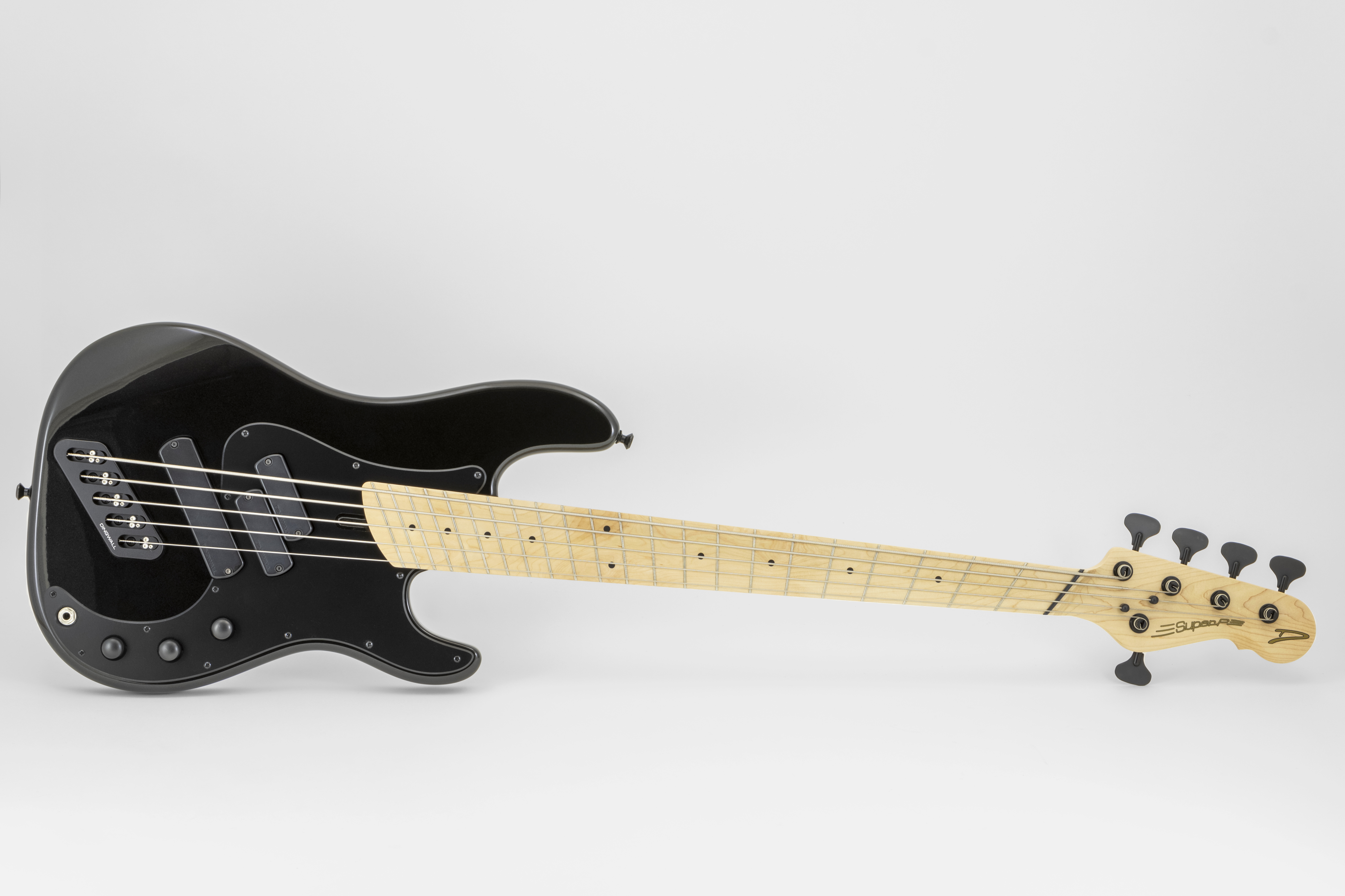 SP1 Maple 5-string Bass Gloss Metallic Black