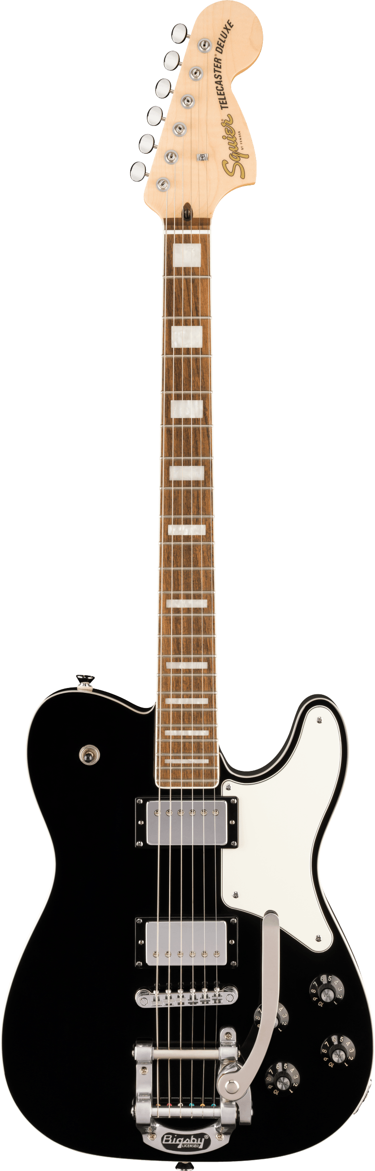 Paranormal Troublemaker Telecaster Deluxe Bigsby Black E-Gitrarre