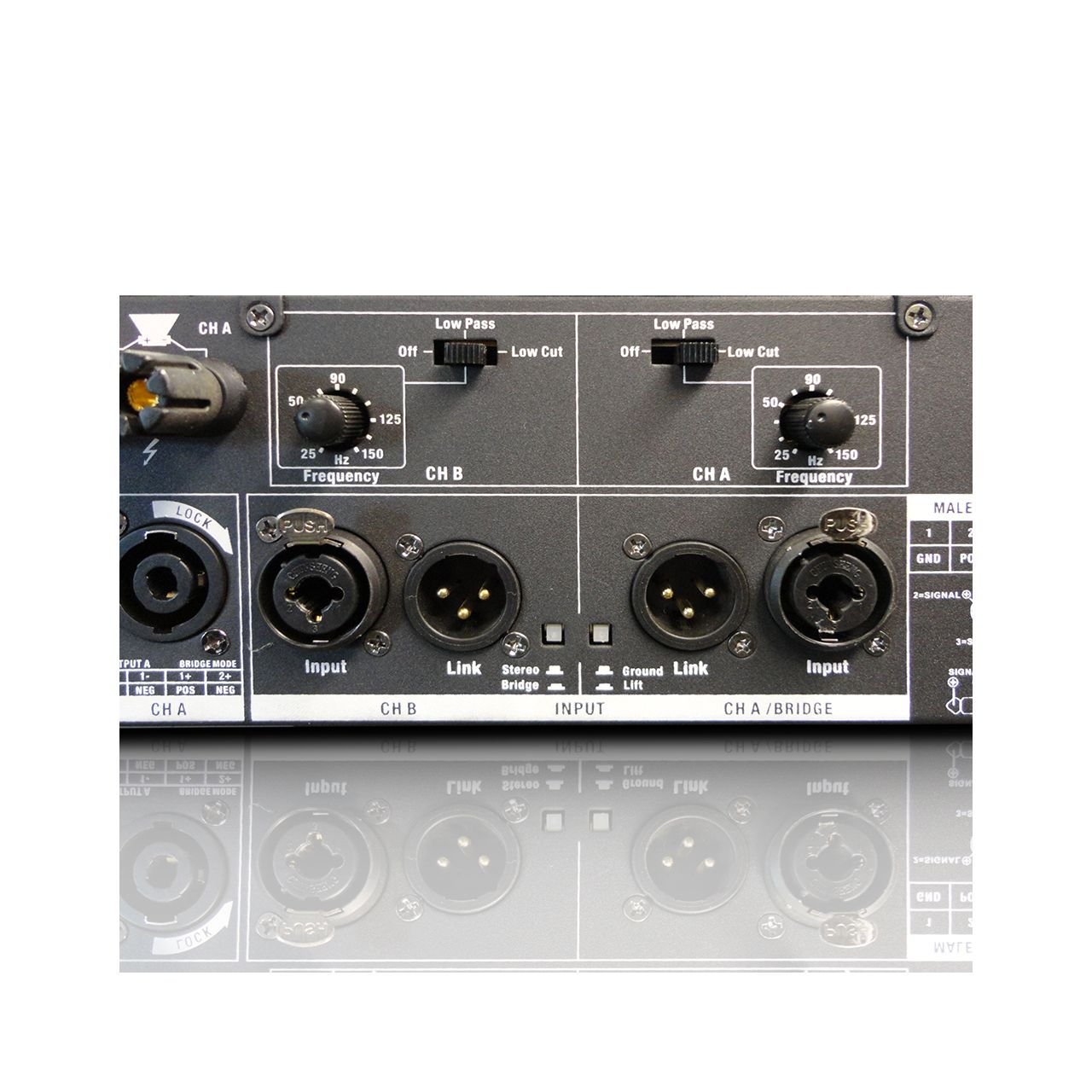 DEEP2 2400 X PA Endstufe 2 x 1200 W 2 Ohm