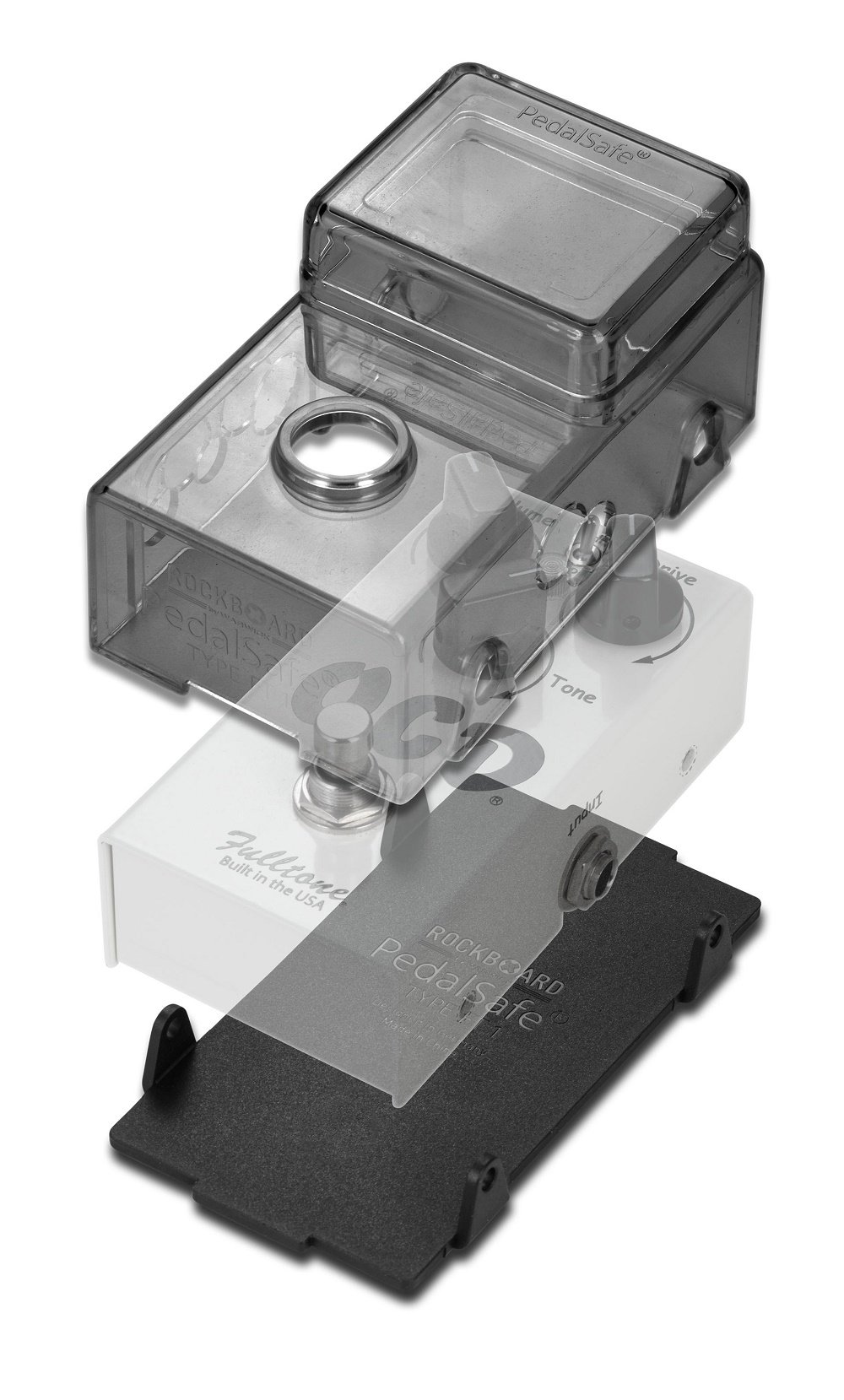 PedalSafe Type FT1 - Protective Cover and Universal Mounting Plate