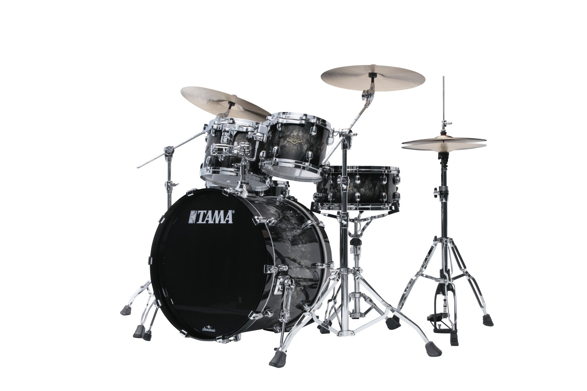 WBS42S Starclassic Walnut/Birch Lacquer Shell Kit 4 Teilig - Molten Platinum Burst