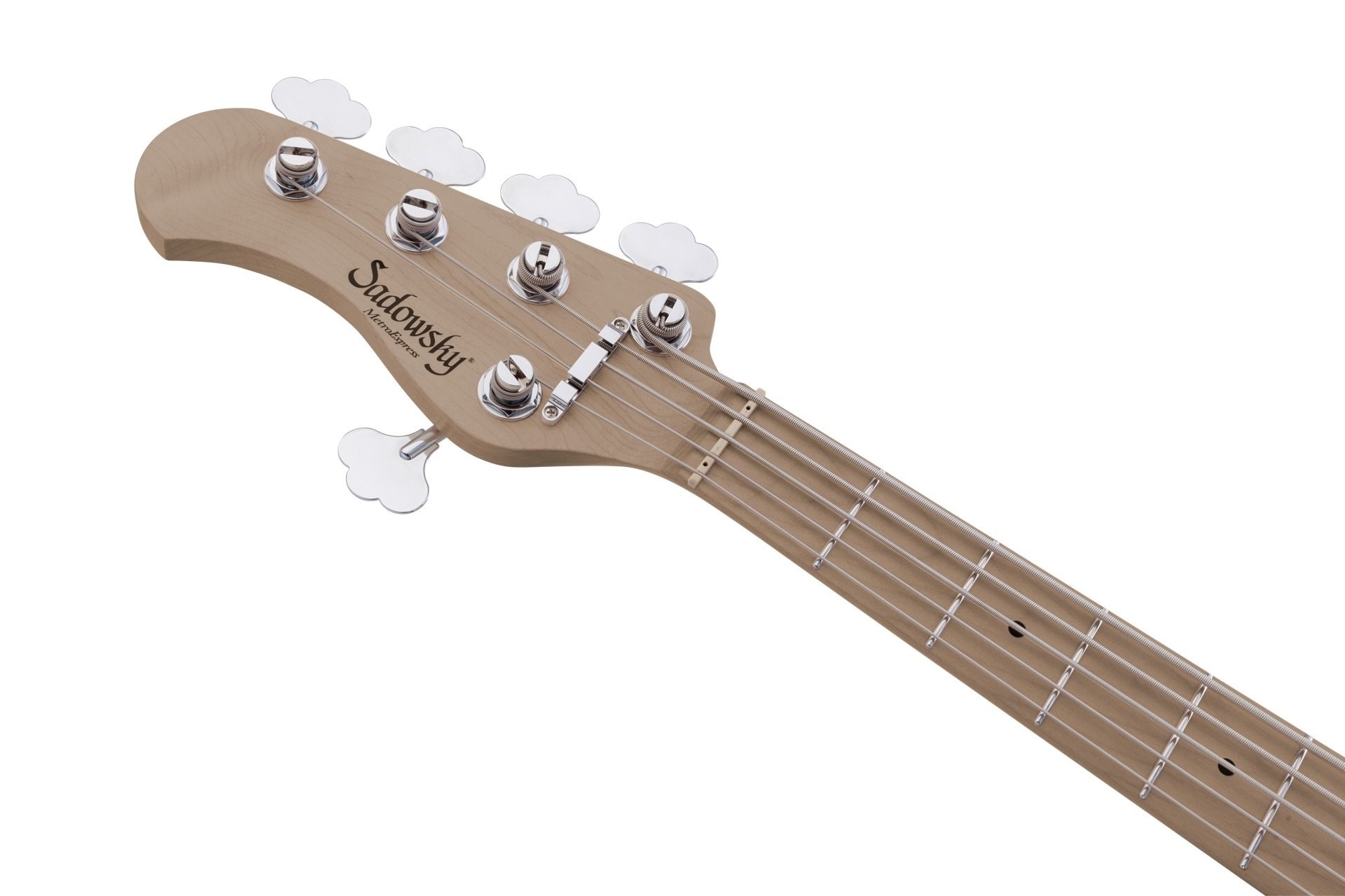 MetroExpress 21-Fret Hybrid P/J Bass, Roasted Maple Fingerboard, Lefthand, 5-String - Solid Black Hi