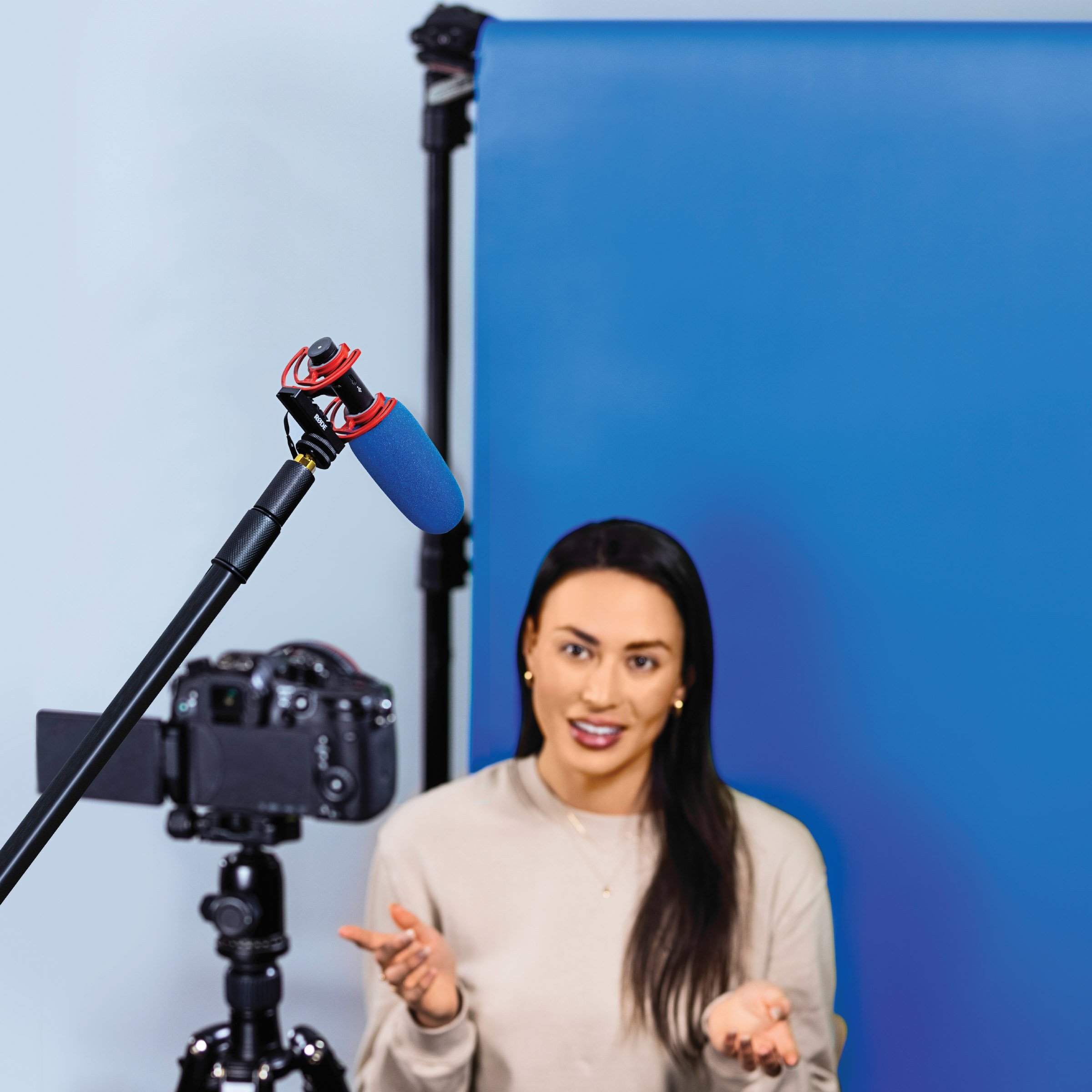 WS-Chroma Chroma Key Windschutz-Set für VideoMic NTG, 2er-Pack (grün, blau)